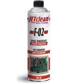 Resim Jetclean F-02 Flux Anakart Temizleme Sprey 500 ML 