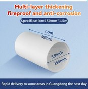 Resim Lumaworld Portable Air Conditioning Exhaust Duct 150mm 59.06inch Sol Teleskopik Esnek Hava Borusu 