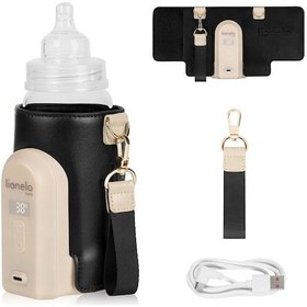Resim Lionelo Thermup Go Evo Taşınabilir Biberon Isıtıcı 38-50 C Arası 5 Sıcaklık Seçeneği Usb-c Şarj Lcd Ekran Biberon Isıtıcı ve Sterilizatör 