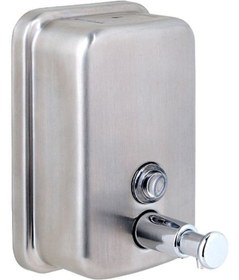 Resim Paslanmaz Sıvı Sabunluk Duvar Tipi 500 ml 