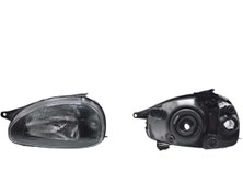 Resim Opel Corsa B 1993-2000 Far (Sağ, Siyah, Manuel) 