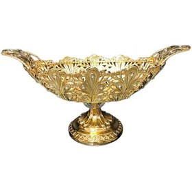 Resim LKM-422 Gold Kristal Taşlı Ayaklı Çikolatalık Gondol 