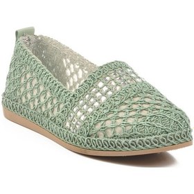 Resim Pierre Cardin Pc-54570 Z Yeşil Hasır Örgü Kadın Babet Yeşil 