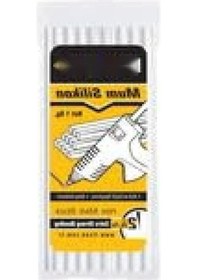 Resim İnce Silikon Mum - 7.4mm, 1kg Poşetli Açık Gri 