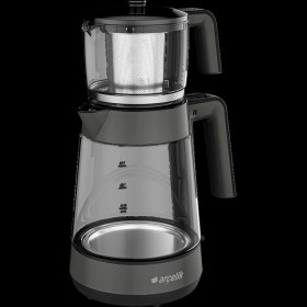 Resim Arçelik Resital Xl 1900W Cam Çay Makinesi, Şık ve Güçlü Tasarım 