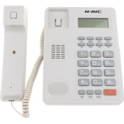 Resim Fsk / Dtmf Kablolu Hattı Telefon Loud Fixe Sabit Telefon Beyaz 