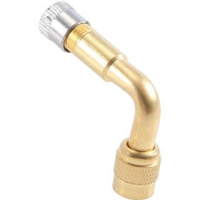 Resim Synodicmonth Motosiklet Araba Lastiği Valf Uzatma Adaptörü - 90 Derece Eğri 