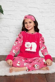 Resim Asel Çocuk Polar Pijama Takımı 