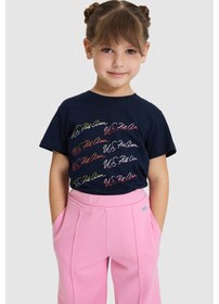 Resim U.s. Polo Assn. Kız Çocuk Lacivert Tişört 50325690-vr033 