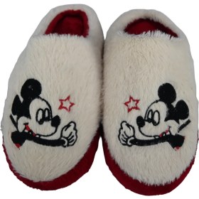 Resim Sia Çanta Eva Comfortline Kaydırmaz Taban ,rufidik Şirin Üşümeyen Ayaklar Tüylü Iç Astar Sevimli Mıckey Mause Figürlü Kadın Panduf Terlik 