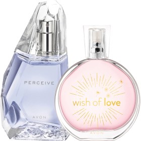 Resim Avon Wish Of Love ve Perceive Kadın Parfüm PAKETI100 ml 