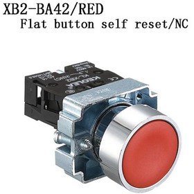 Resim 1 Adet Düğme Anahtarı Kendini Sıfırlama Küçük Kafa Acil Durdurma 22mm Topuzu A Xb2-ba42 Xb2-ba42 