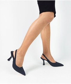 Resim Siyah Renk Kadeh Topuk Kadın Abiye Ayakkabı 001 