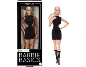 Resim Uravas Store Barbie Basics™ Ikonik Koleksiyon Bebekler - Sarışın Barbie Basics Koleksiyona Uygun Bebek, Siyah El 