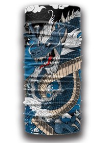 Resim NIFF JAPON EJDERHA Yeni Model Motorcu Baf Buff Maske Outdoor Boyunluk Unisex Bandana 