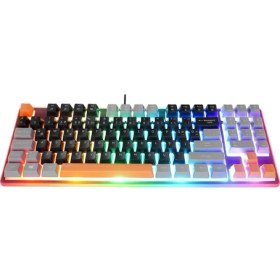 Resim BAYÇAĞRI Acer Emachines EAK216 Siyah/gri/turuncu USB Rainbow Aydınlatmalı Q Standart Tkl Klavye 