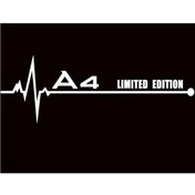 Resim habune Beyaz Limited Edition A4 Sticker 2 Adet 