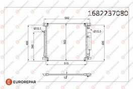 Resim EUROREPAR 1682237080 | Psa / Erp Klima Radyatörü Fiat Fullback Mitsubishi Pajero Sports III L200 