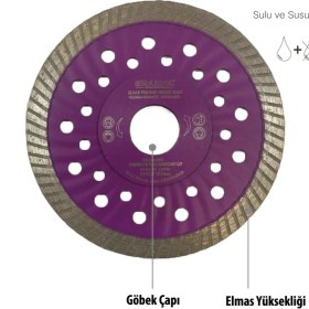 Resim Eratool Elmas Testere Granit Kuru Kesim 125 Gk ERA50263 