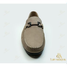 Resim Loafer Nubuk Deri Ayakkabı Bej 