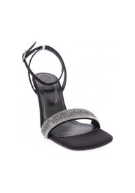 Resim Dgn 5161-1-23y Kadın Silver Taşlı Bilekten Bağlı Topuklu Ayakkabı 5161-1-2271-R16985 Siyah 