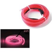 Resim Trendooze Turcoshop11 Pembe 196.85 İnç Esnek Led Neon Işık Şeridi Araç İçi Dekorasyon 