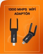 Resim shopwave Tak-Çalıştır Özellikli Çift Bant WiFi Adaptör – 1200 Mbps 