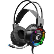 Resim Styles Siyah Usb 7.1 Rgb Ledli Gaming Oyuncu Mikrofonlu Kulaklık Rampage