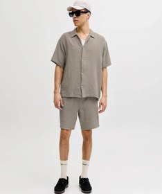 Resim Jack&jones Jornantucket Double Cloth Erkek Gömlek 12291812 Vizon 
