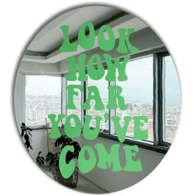 Resim Yuvarlak Ayna, Pinterest Ayna, Renkli Duvar Dekoru, Pinterest Oda Dekoru, Kırılmaz Dekorafif Ayna 