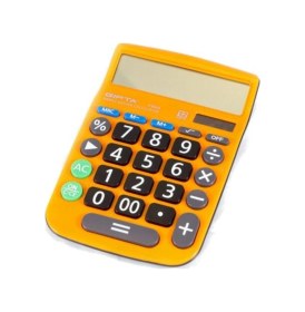 Resim Hesap Makinesi Masa Tipi 12 Dıgıt Turuncu Diğer 