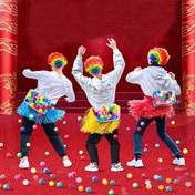 Resim 1 Takım Renkli Sallanan Top Oyun Kutusu - Elektrikli Kalça Gücüyle Çalışan Ping Pong, Tüysüz Parti Eğlencesi, İç Mekan/Dış Mekan Etkinlikleri için İdeal, Partiler, Düğünler ve Temalı Etkinlikler için Cadılar Bayramı, Noel Etkinlikleri & Parti Malzemeleri Cadılar Bayramı&Noel 