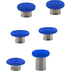 Resim Xbox Elite Series 2 / Series 2 Core Controller için 6 adet Elite 2 Controller yedeği, 1 uzun, 1 geniş kubbe, 2 standart, 2 klasik parmak çubuğu (mavi) [xbox] 