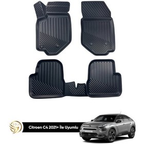 Resim Toyota Auris 2013-2019 3d Birebir Uyumlu Havuzlu Kauçuk Bohem 3d Oto Paspas 