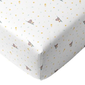 Resim Koko %100 Organik Pamuk Çocuk Lastikli Çarşaf 100 x 200 cm 