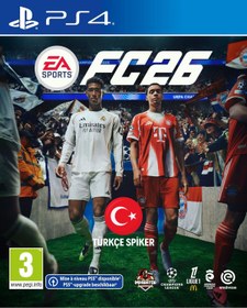 Resim EA FC 26 Fifa 2026 Standart Edition Ps4 ve Ps5 Uyumlu Türkçe Spiker Dijital 