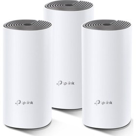 Resim TP-Link Deco E4 AC1200 Tüm Evi Kapsayan Mesh 3'l ü WiFi Sistemi 