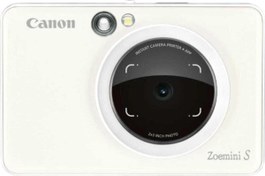 Resim Zoemini S Beyaz Şipşak Fotoğraf Makinesi (Canon Eurasia Garantili) Canon