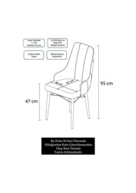 Resim Canisa Concept Neta Serisi, 1.sınıf Babyface Kumaş Krem Sandalye, Siyah Gürgen Ayak Sandalye Krem Ayaklar Siyah 