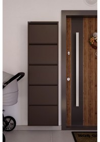 Resim Ceha 5'li Metal Ayakkabılık - Kahverengi K.AYK-5 /AB8317 