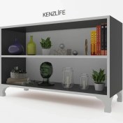 Resim Kenzlife mutfak dolabı pakize 048*090*030 gri ayaklı banyo evrak ofis ayakkabılık kiler 