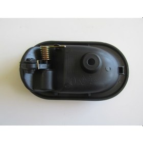 Resim Renault Kangoo- 4- 14/21 Ön Kapı İç Açma Kolu Sağ Siyah Elceği Nikelajlı 