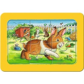 Resim Ravensburger 3x6 Parça Puzzle Animal Friends 070626 