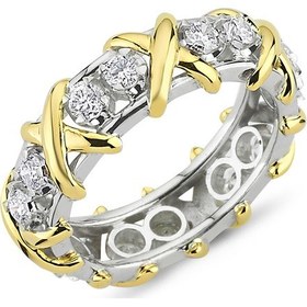 Resim X Yüzük - Beyaz Altın 