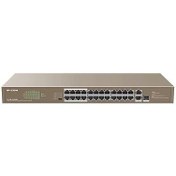 Resim IP-COM F1126P-24-250W 24 PORT 10/100+ 2XRJ45/1X1GB SFP COMBO 250W POE RACMOUNT SWITCH 