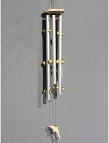 Resim Boncuklu Metal Rüzgar Çanı Model 2 