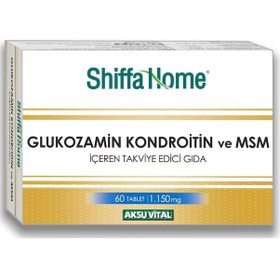 Resim Aksuvital Shıffa Home Glucosamine Chondroitine Msm 60 Tablet 