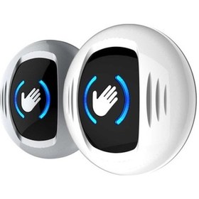 Resim Kontal El Yaklaşım Sensörü - Temassız Fotosel (Metalik Gri) 
