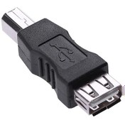 Resim USB-B Printer Erkek to USB-A Dişi Adaptör 