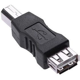Resim USB-B Printer Erkek to USB-A Dişi Adaptör 